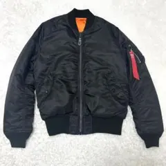 極美品✨　ALPHA INDUSTRIES MA-1 フライトジャケット　黒　L