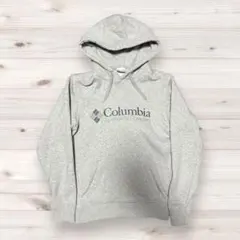 Columbia コロンビア　グレー 　スウェットパーカー　フーディー Sサイズ