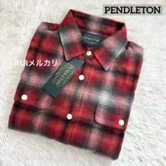 PENDLETON ペンドルトン チェックシャツ ネルシャツ レッド 赤 S