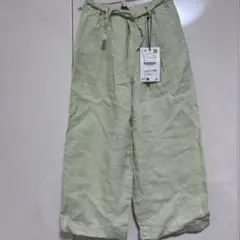 新品未使用品タグ付き　ZARAワイドパンツ
