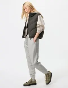 【試着のみ】ユニクロ　ヒートテックボアスウェットパンツ