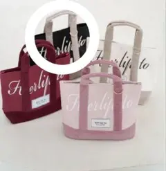 トートバッグ ピンク pink HLT Canvas Mini Tote ハリプ herlipto HLT canvas mini tote pink ミニトート - メルカリ