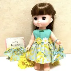 メルちゃんソランちゃんワンピースパンツセット ミモザ　＊282