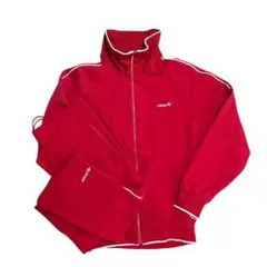 ※SU1 【70s】西ドイツ製 adidas ジャージセットアップ レッド