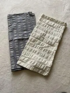 無印良品 クッションカバー2枚