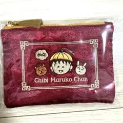 ちびまる子ちゃん MARUKO楼　サテンバッグ40周年記念 匿名配送】ちびまる子ちゃん サテン巾着 40周年記念 MARUKO楼 - メルカリ