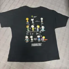 PEANUTS スヌーピー Tシャツ ブラック