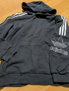 adidas originals アディダス パーカー ブラック トレフォイル