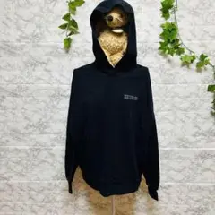 【d35】マンハッタンポーテージ　フード付きパーカー 黒　【F】 バックプリント