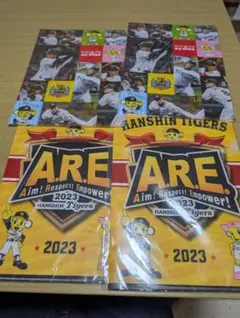 阪神タイガース　クリアファイル4枚セット