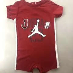 JORDANふ ベビー ロンパース 赤