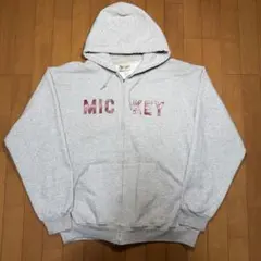 00s Disney MICKEY ディズニー ミッキー スウェット パーカー