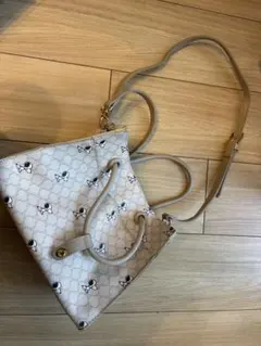新品スヌーピーショルダーバッグしまむら中白