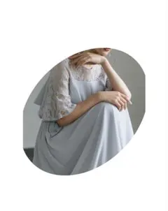 グレー パーティードレス XXL