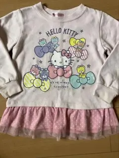 Hello Kitty フリル付きトレーナー 110cm