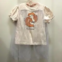 新品　アリエル Tシャツ フリル付き　120cm かわいい　インパ　Dハロ