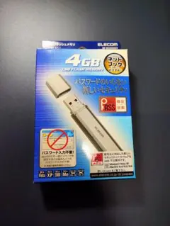 ELECOM USBフラッシュメモリ MF-NU2A04GSV 4GB