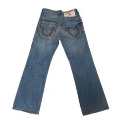 トゥルーレリジョン フレア ブーツカットデニム 32 ダークブルー ブーツカットデニム・フレアデニム ダークブルー フレアデニム ブルー