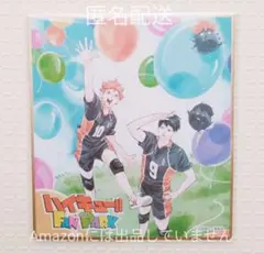ハイキュー ファンパーク 来場者特典 ミニ色紙 日向＆影山