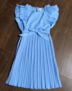 SHEIN キッズドレス 水色ノースリーブワンピース130cm