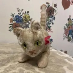 シュタイフ グッシー 猫 アンティーク ぬいぐるみ ビンテージ Gussy
