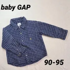 baby GAP ネルシャツ 3Y 90-95 ボタンダウン