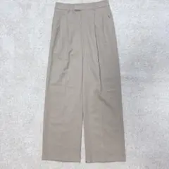 ジーユーGUローウエストバギーパンツ+EC(丈長め78.5cm)スラックス M