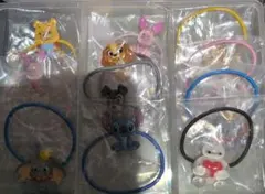 ディズニー　ゴム　コンプ+ダンボ・プーさん・ピグレット