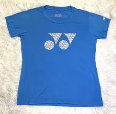 【美品】ヨネックス ドライTシャツ Mサイズ ブルー 波模様 YONEXのサムネイル