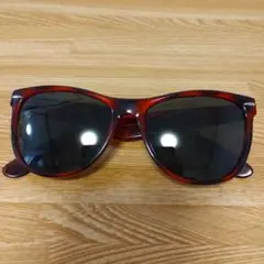 Rothmans赤茶色ラウンド型サングラス