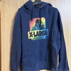 X-LARGE カラフルロゴ フード付きパーカー M