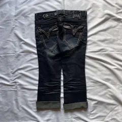 00s y2k lolita jeans 刺繍 デニム 平成 ギャルヴィンテージ