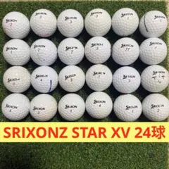 スリクソン ZSTAR XV24球　手洗い洗浄済　ロストボールのサムネイル