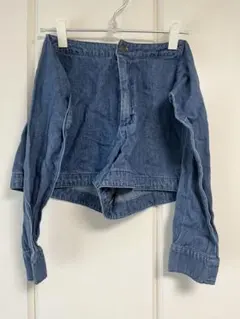 【dazzlin】ダズリン　デニムショートパンツ ウエストリボン付き