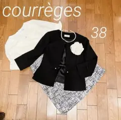 クレージュ☆ワンピースセットアップ フォーマルスーツ 38卒園卒業式入学式