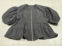 【24時まで‼️】ペプラムトップス LL