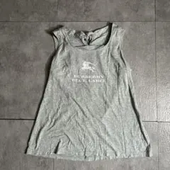 BURBERRYバーバリーブルーレーベルAラインチュニック38グレー三陽商会