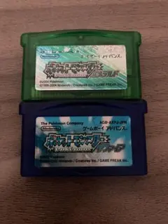 GBA ポケットモンスター エメラルド サファイア ソフトのみ　2本セット