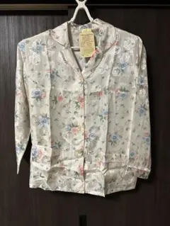 HuaQiang 花柄 シルクパジャマ セットアップ XL