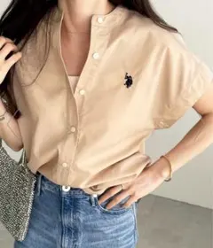 【U.S. POLO ASSN.】フレンチスリーブシャツ