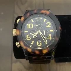 NIXON42-20 ゴールド/ブラック Wristwatch Nixon The 42-20 Chrono Minimize 200M Stainless