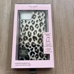 kate spade iPhone 14 Plus ヒョウ柄スマホケース