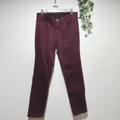 【INTERNATIONAL BASIC】カジュアルパンツ 67 ボルドー