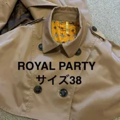 royal party コート　ケープ付き　キャメル　38