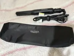 SALONIA サロニア ストレートアイロン ブラック プレート15mm
