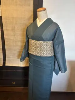 色無地　紗　夏着物