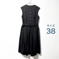 agnes b.　アニエス・ベー　ブラック　コットン　ワンピース