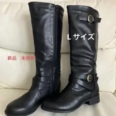 イオン　冬靴　ブーツ黒　Lサイズ　滑り止め付き新品