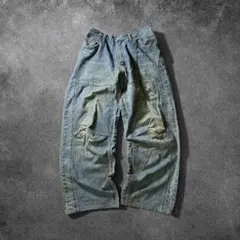 archive OSHKOSH 立体裁断 wide デニムパンツ y2kのサムネイル