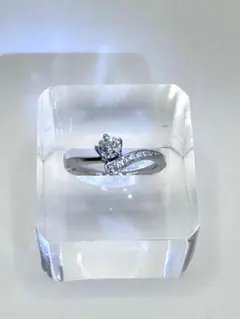 1601 ダイヤリングPT900プラチナ9号0.265ct - メルカリ